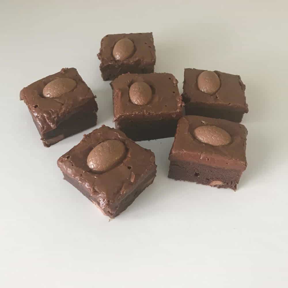 Cadbury Creme Egg Brownies