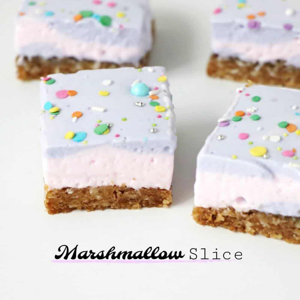 Marshmallow Slice Oh So Busy Mum