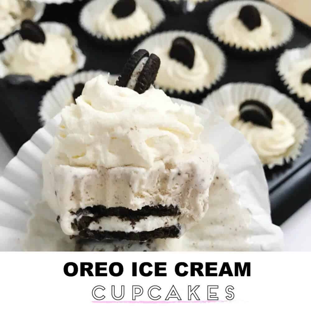 Oreo Ice Cream Cupcakes Oh So Busy Mum