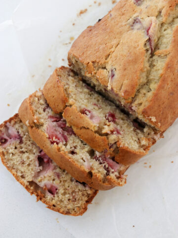 Easy Strawberry Banana Bread 3