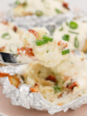 Air Fryer Loaded Potatoes