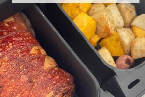 Air Fryer roast pork pinterest
