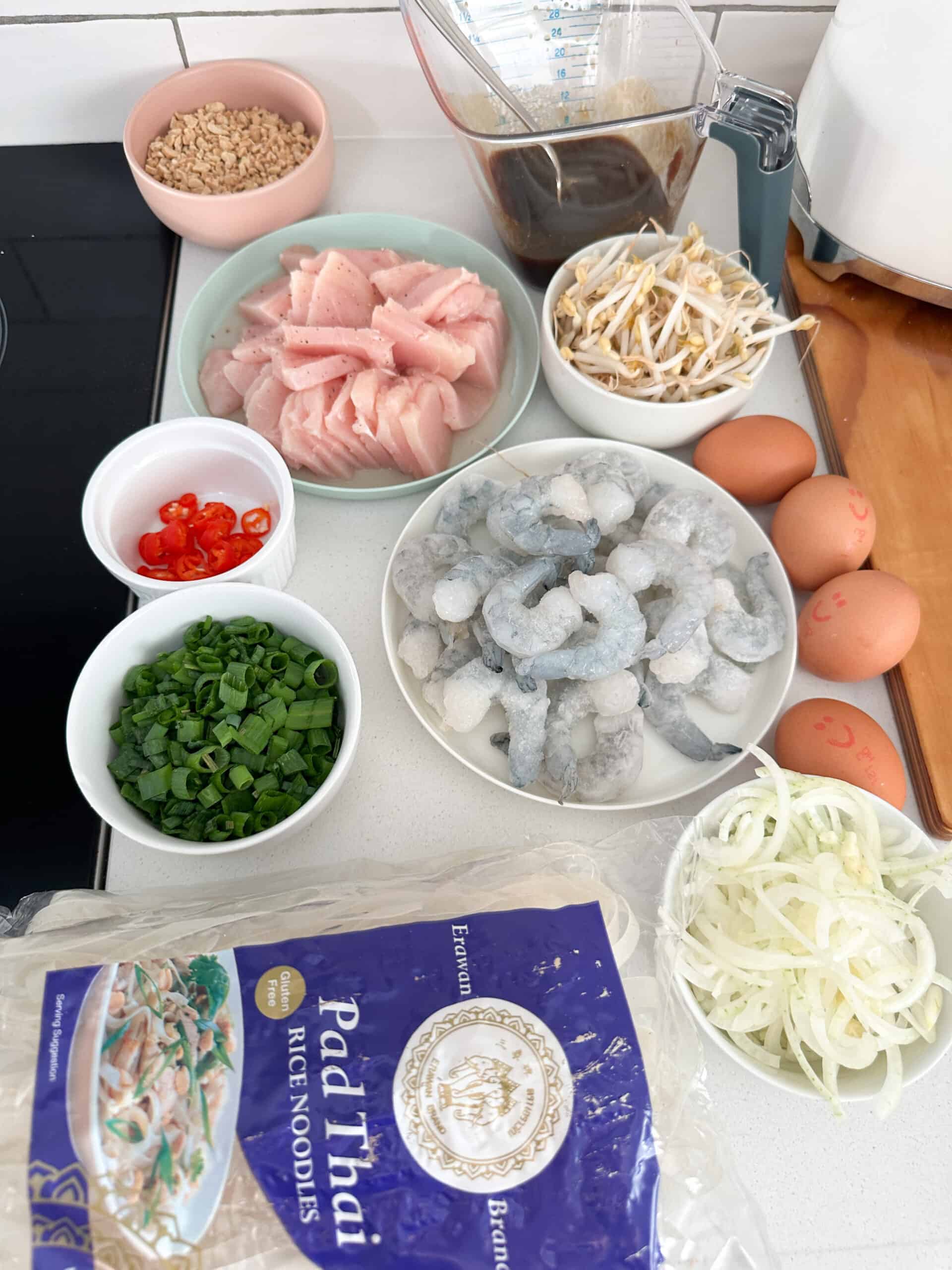 Easy Pad Thai recipe ingredients