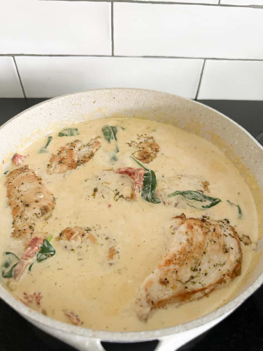 Creamy Tuscan Chicken Step 8