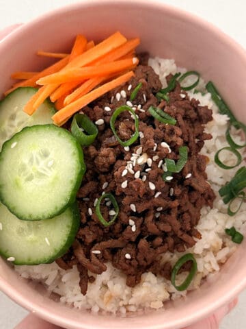 Asian Style beef Bowls