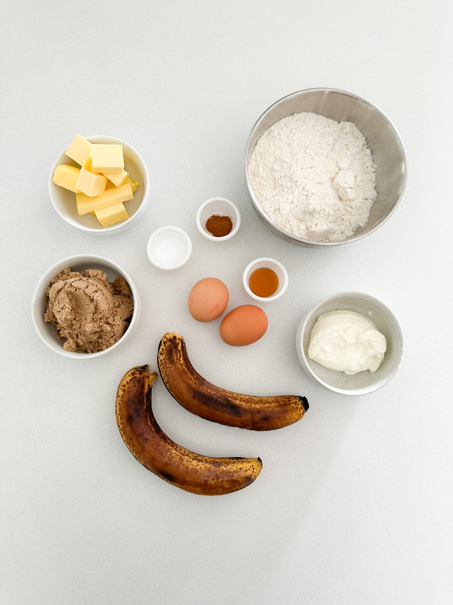 The BEST Banana Bread Recipe Ingredients
