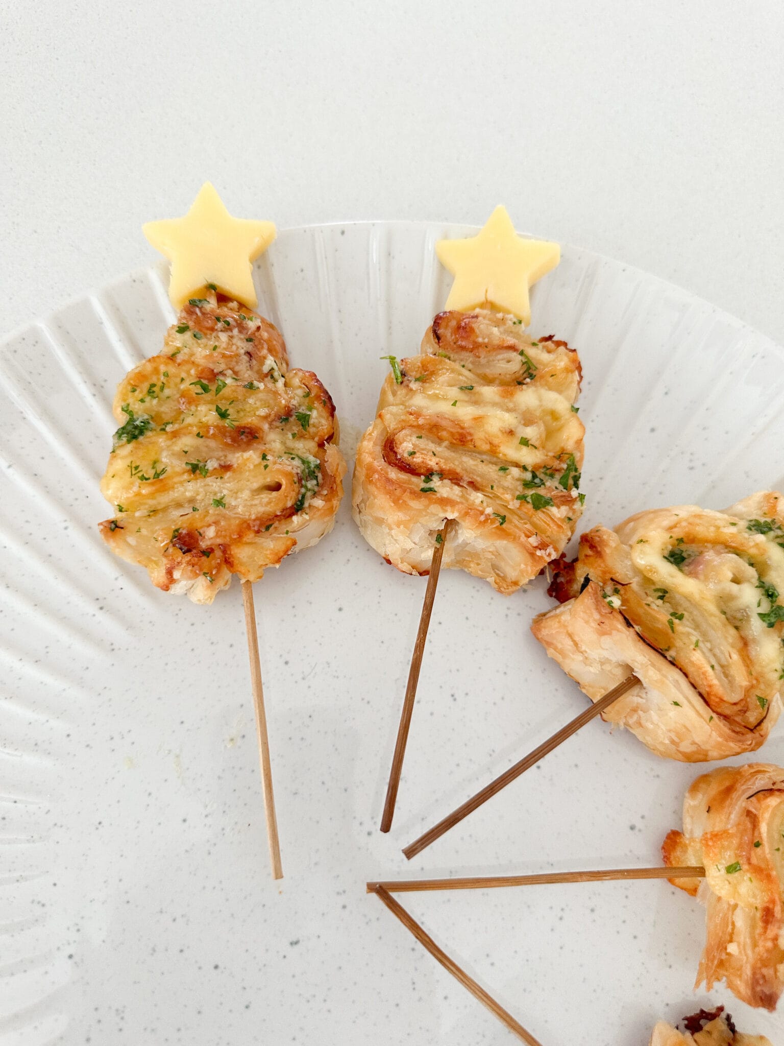 Ham and Cheese Puff Pastry Christmas Trees Oh So Busy Mum