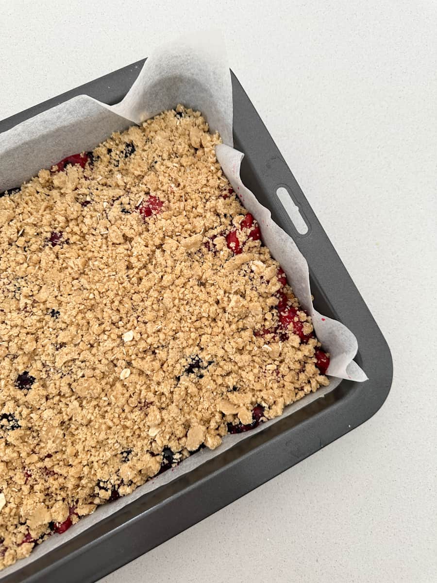 Berry Oat Slice step 6