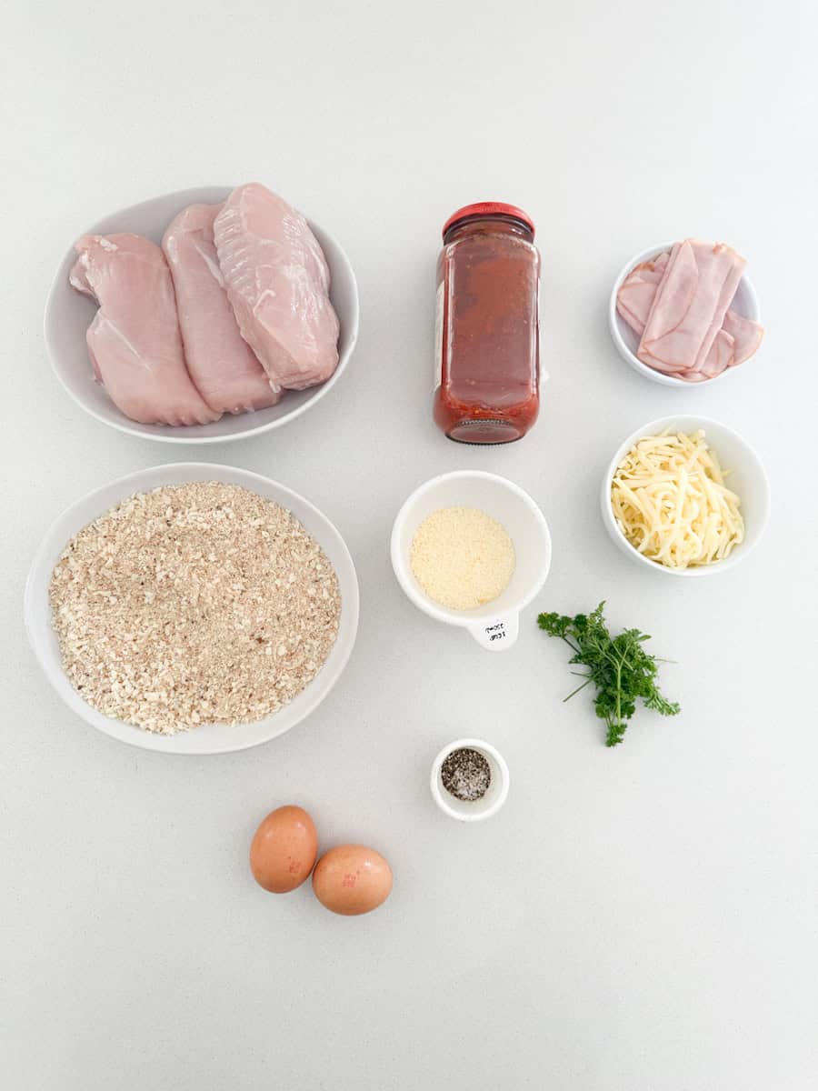 Easy Chicken Parmigiana ingredients