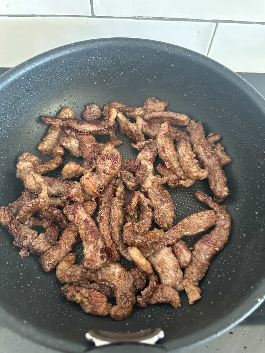 Easy Mongolian Beef Step 6