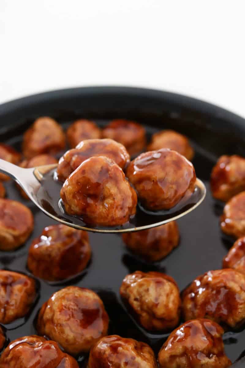 Sticky BBQ Meatballs