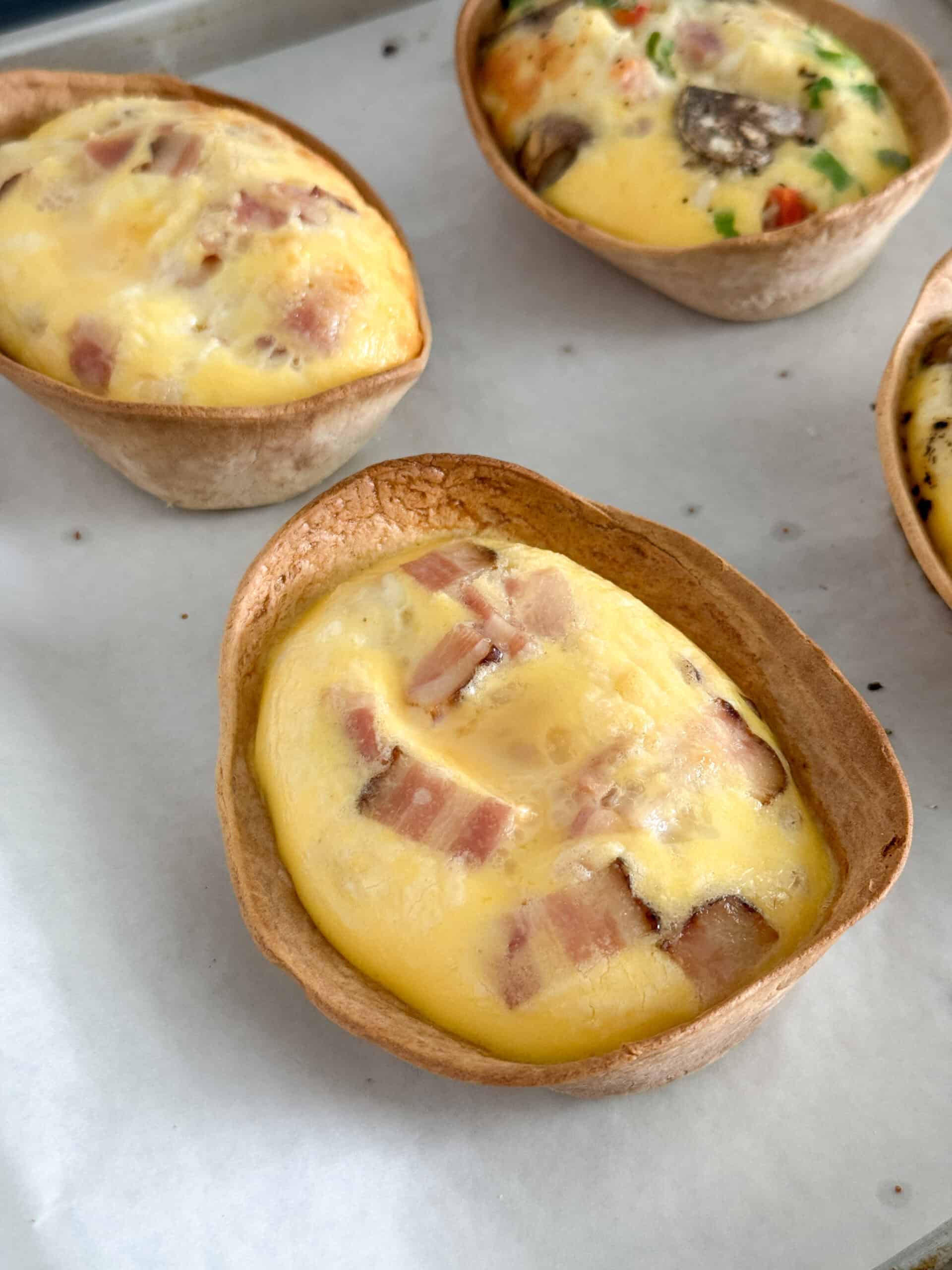 Taco Boat Quiches
