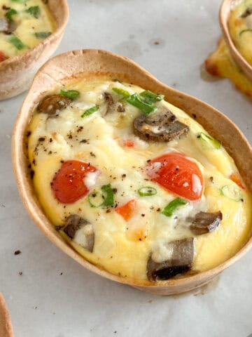 Taco Boat Quiches