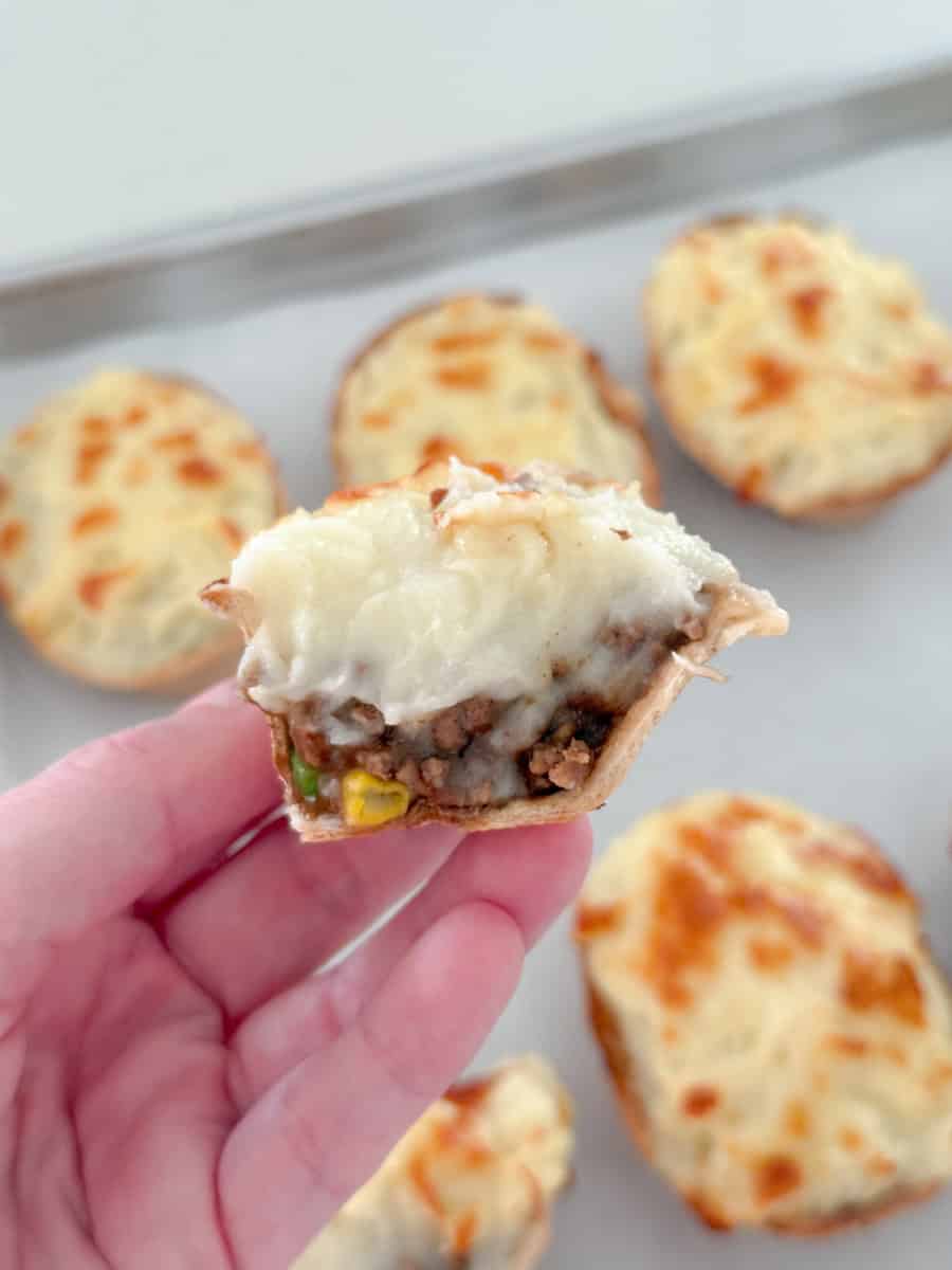 Cottage Pies in Taco Boats
