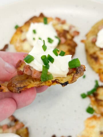 Crispy Bacon and Cheese Potatoes FI