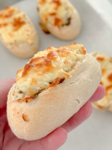Cottage Pies in Bread Rolls