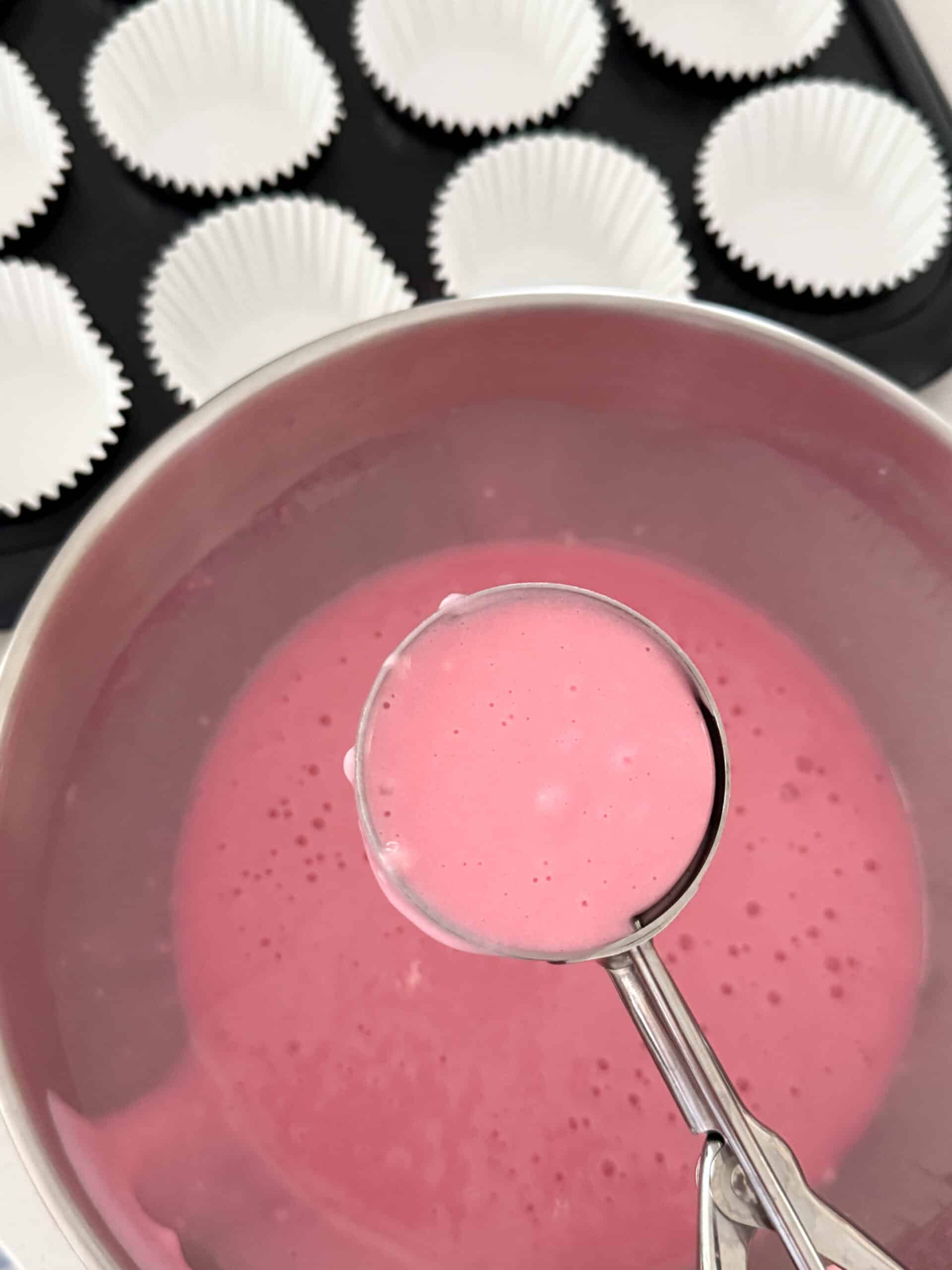 2 ingredient cake hack (pink sundae)