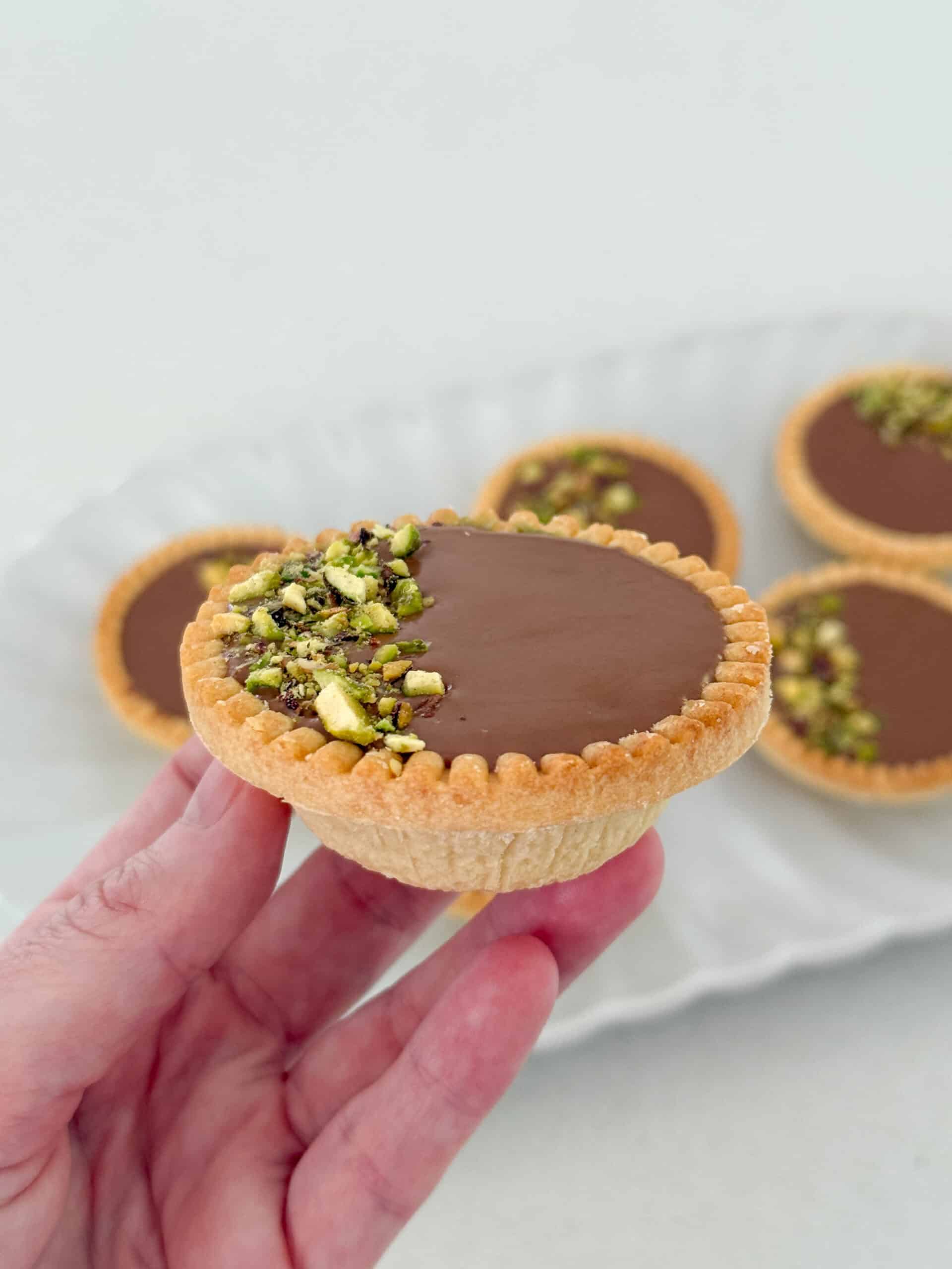 Dubai Chocolate Tarts - Oh So Busy Mum