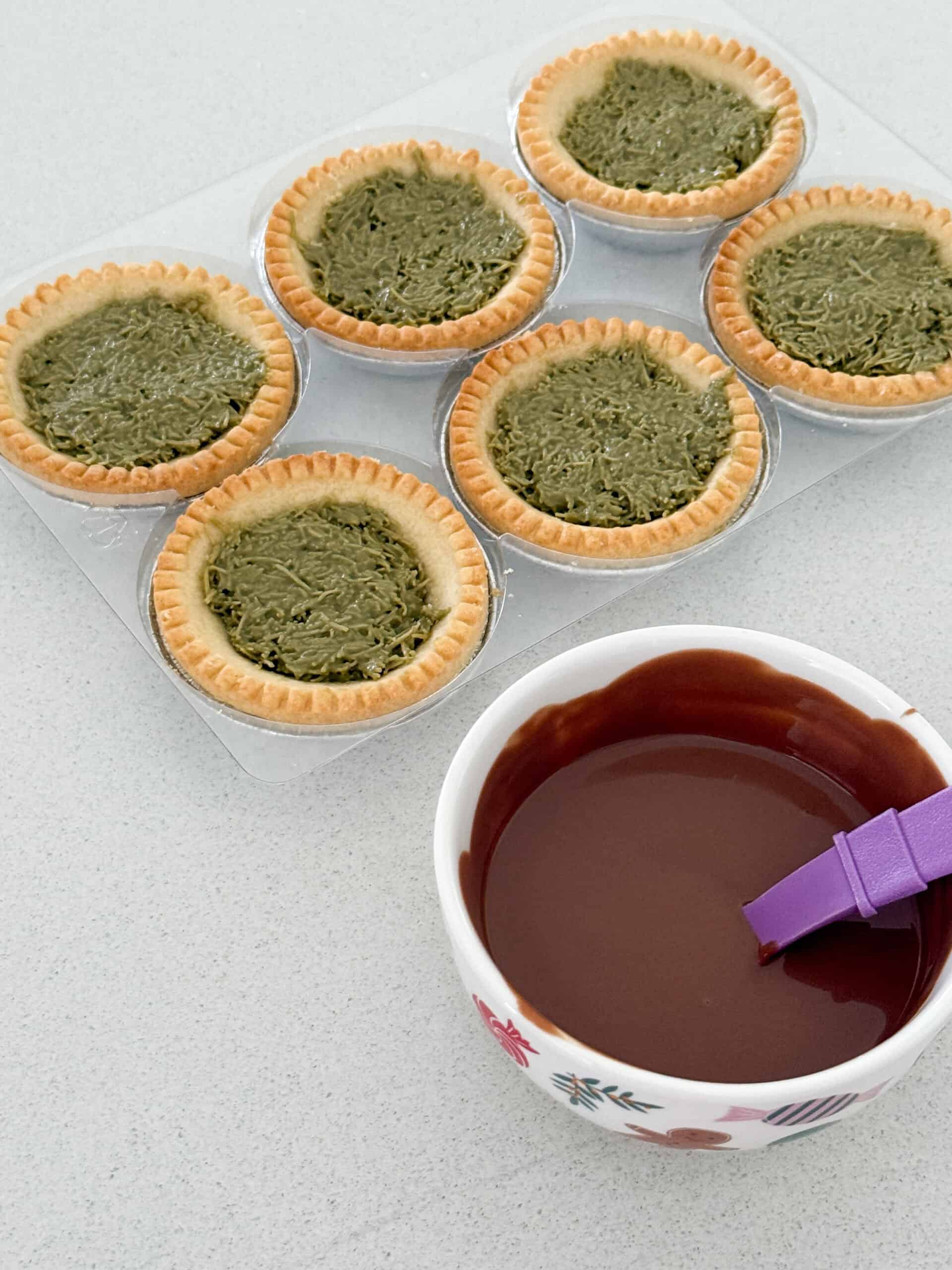 Dubai Chocolate Tarts - Oh So Busy Mum