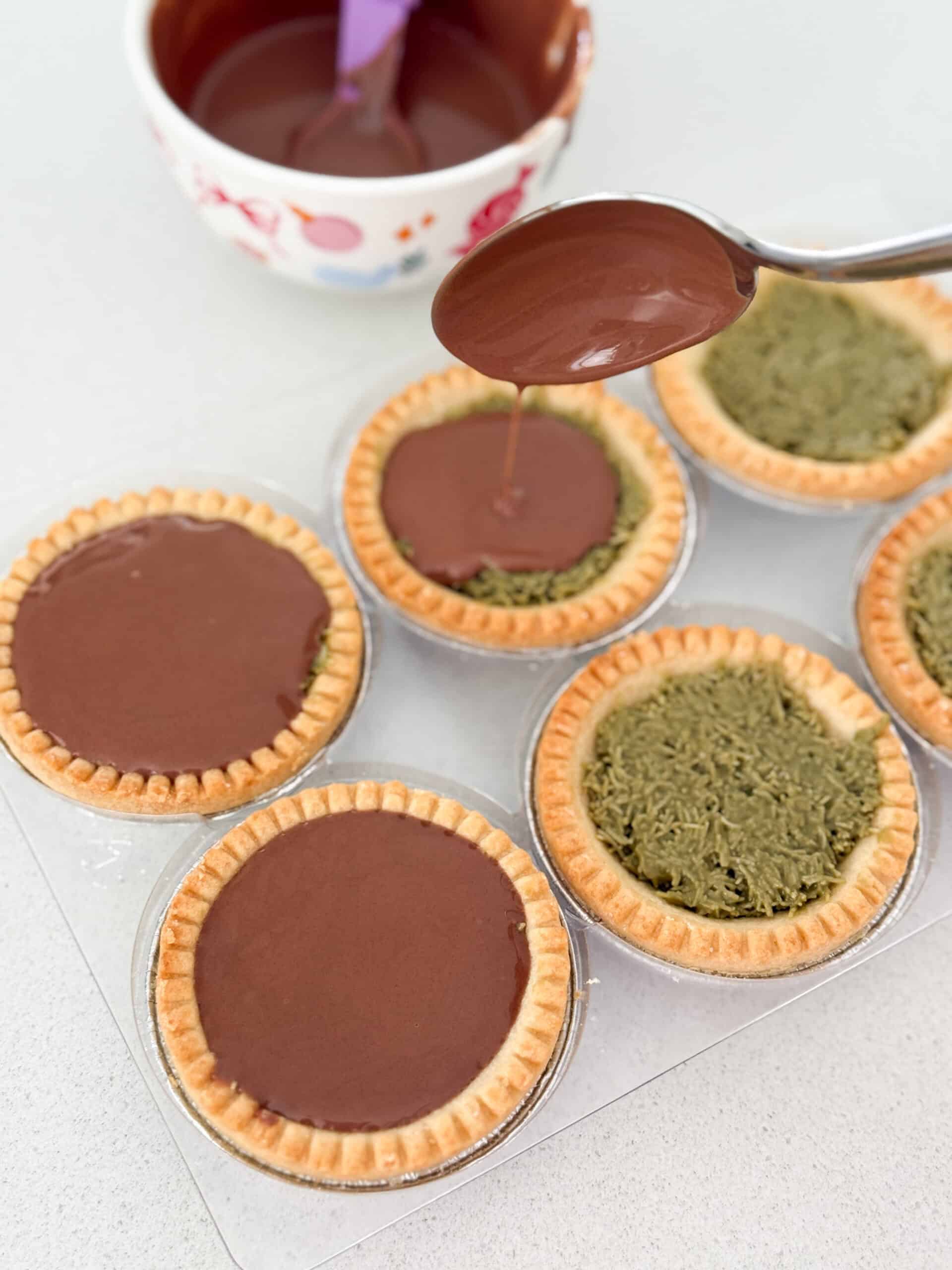 Dubai Chocolate Tarts - Oh So Busy Mum
