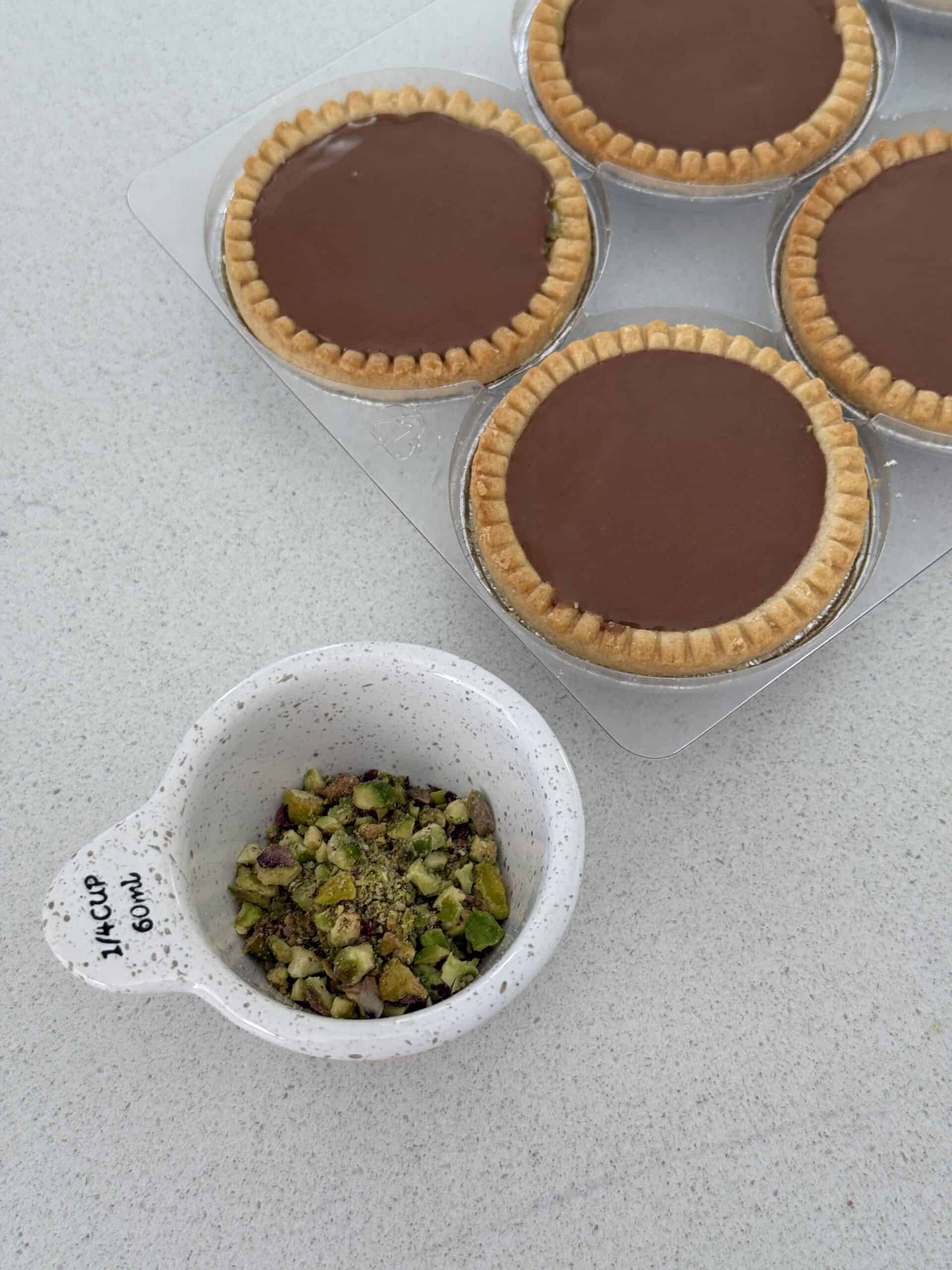 Dubai Chocolate Tarts - Oh So Busy Mum
